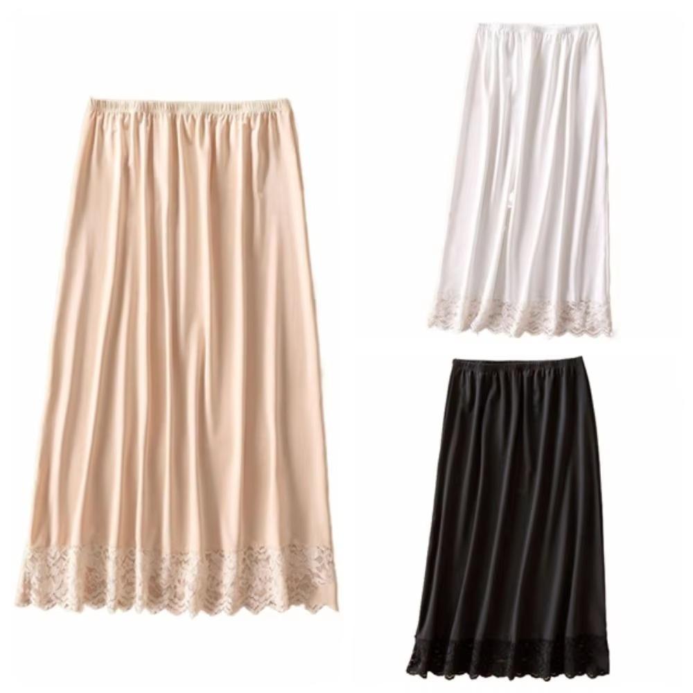 Антиблікова нижня спідниця мереживна базова нижня спідниця модна напівсукня спідниця жіноча