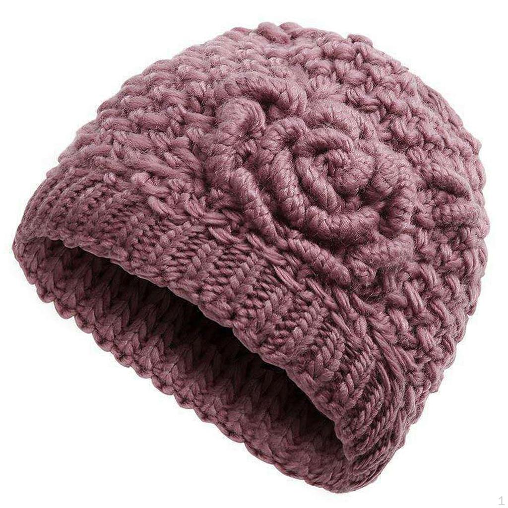 Autumn Winter Knit Beanie Hat Knitted for Travel Backpacking Hiking Outdoor