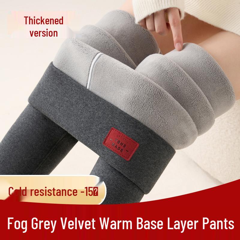 Women's High Waist Extra Thick Velvet Leggings: Slimming Warm Winter Pants