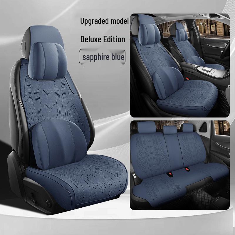 Geely Galaxy L7 Suede Seat Cushions & Covers - Long Teng MAX Asian Games Edition