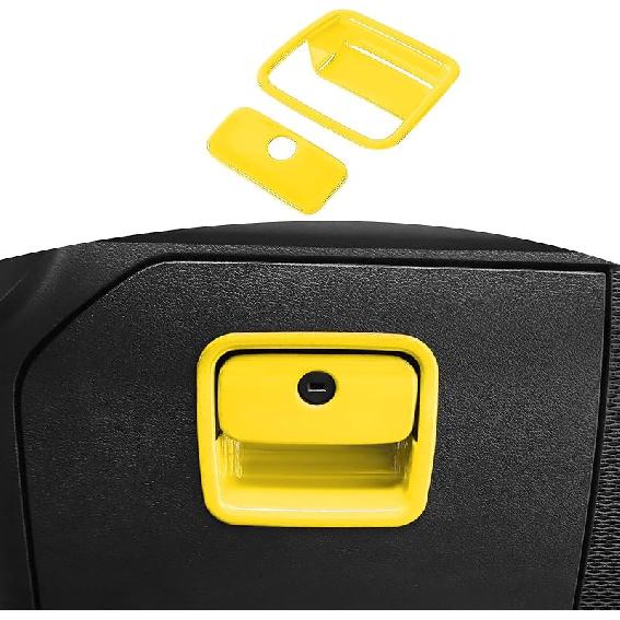 RT-TCZ For Jeep JL Glove Box Compartment Latch Handle Trim Cover For Jeep Wrangler JL JLU 2018-Present For Gladiator JT -Present Red Interior