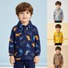 Women's Print Long Sleeve Lapel Collar Soft Comfortable Casual Shirt Top