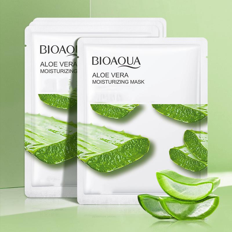 Gurke Centella Asiatica Aufhellende und feuchtigkeitsspendende Gesichtsmaske Anti-Aging-Pflege und Verbesserung der Trockenheits-Essenzmaske