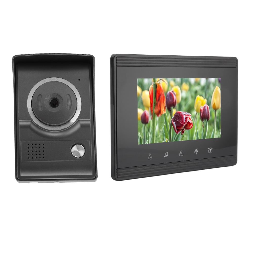 100?240V HD Outdoor Video Door Bell Doorbell Camera With LCD Display Video Intercom for Home