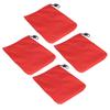 4 Stück Auto Rückspiegel Schutzhülle 190T Polyester Taft Armatur Frostschutz Abdeckung Rot