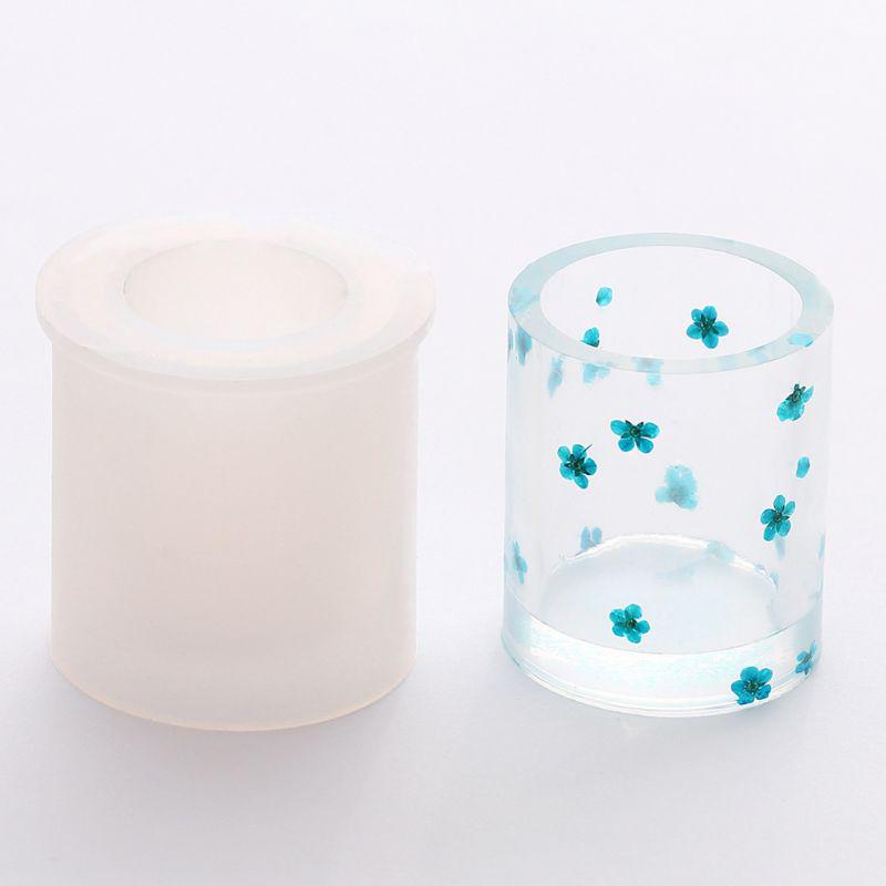 Stampo Portapenne Vaso Di Fiori Stampo In Gesso Cemento Stampo In Silicone Resina Portapenne Creativo Per Vaso Di Fiori In Resina Epossidica Fai Da Te//Portapenne//Artigianato Di Gioielli In Cristallo