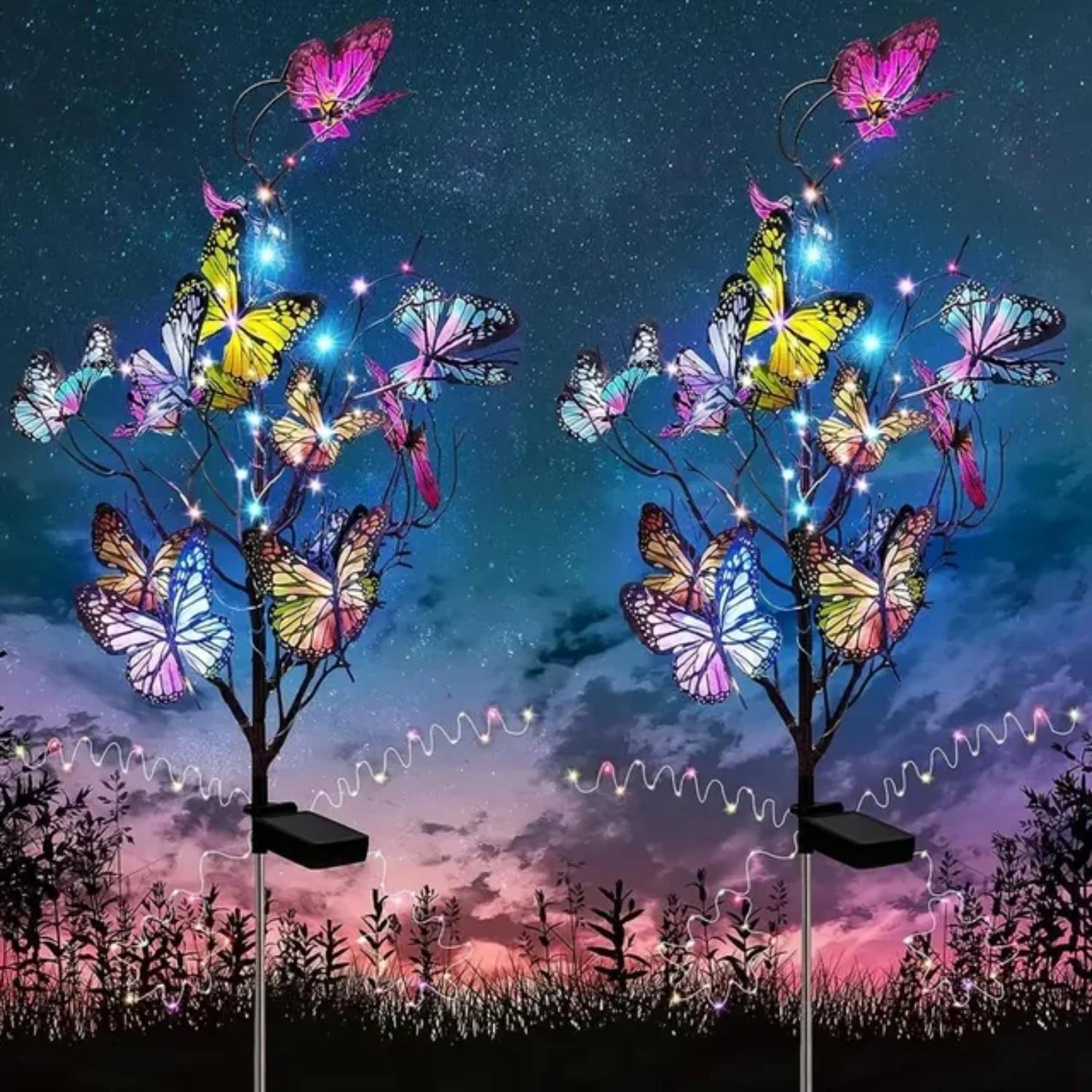 

Новый Улучшите атмосферу фестиваля с помощью уличных водонепроницаемых солнечных светильников для деревьев для двора, сада, балкона - Декоративные лампы для украшения La