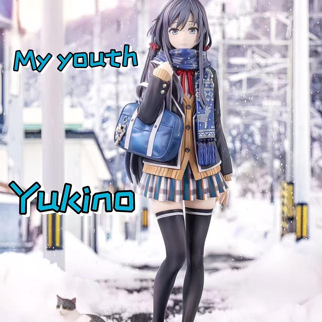 

Yukinoshita Yukino Youth Romance Story chainsaw man Figurine Scene table setup High school student School Uniform Popular playthings