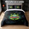 Rapid Wien FC Design Bed Bedding Set 1 Duvet Cover + 2 Pillowcases Soft Breathable Household Bed Linens