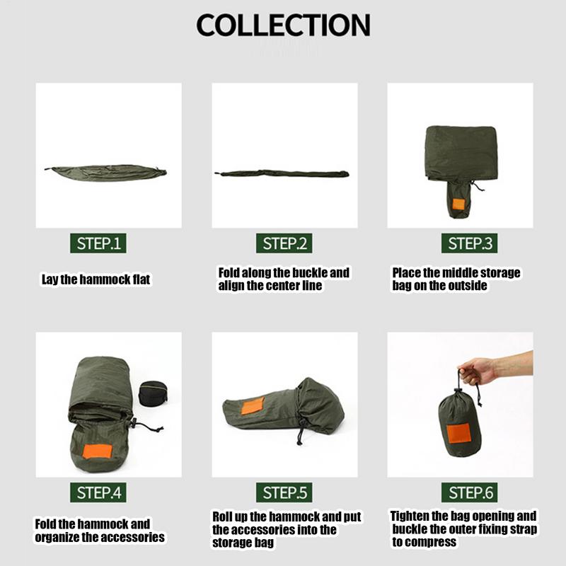 Camping Hängematte Outdoor Camp Hängematte mit Netz Pop-up Freizeitausrüstung mit Moskitonetz für Vater Kollegen Familie Freunde