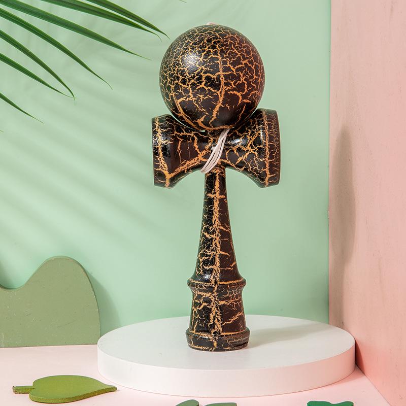 Kendama Wooden Skill Ball Educational Toy for Early Learning and Parent-Child Play