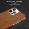 Genuine Cow Leather Phone Case for Apple iPhone 15 13 14 Pro Max 15Pro 14Pro 13Pro 12ProMax Shockproof Protector Back Cover