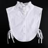Formal False Collar Women Embroidery Faux Col Half Shirt Blouse Fake Collars Sweater Shirt Detachable Collars Accessories