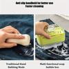 Multifunctional Soap Dish – Creative Drum Laundry Brush for Bathroom, Gym, Kitchen & Toilet – Travel Soap Drainer Box