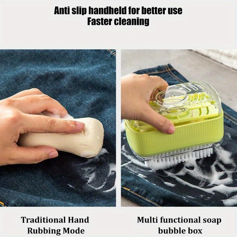 Multifunctional Soap Dish – Creative Drum Laundry Brush for Bathroom, Gym, Kitchen & Toilet – Travel Soap Drainer Box