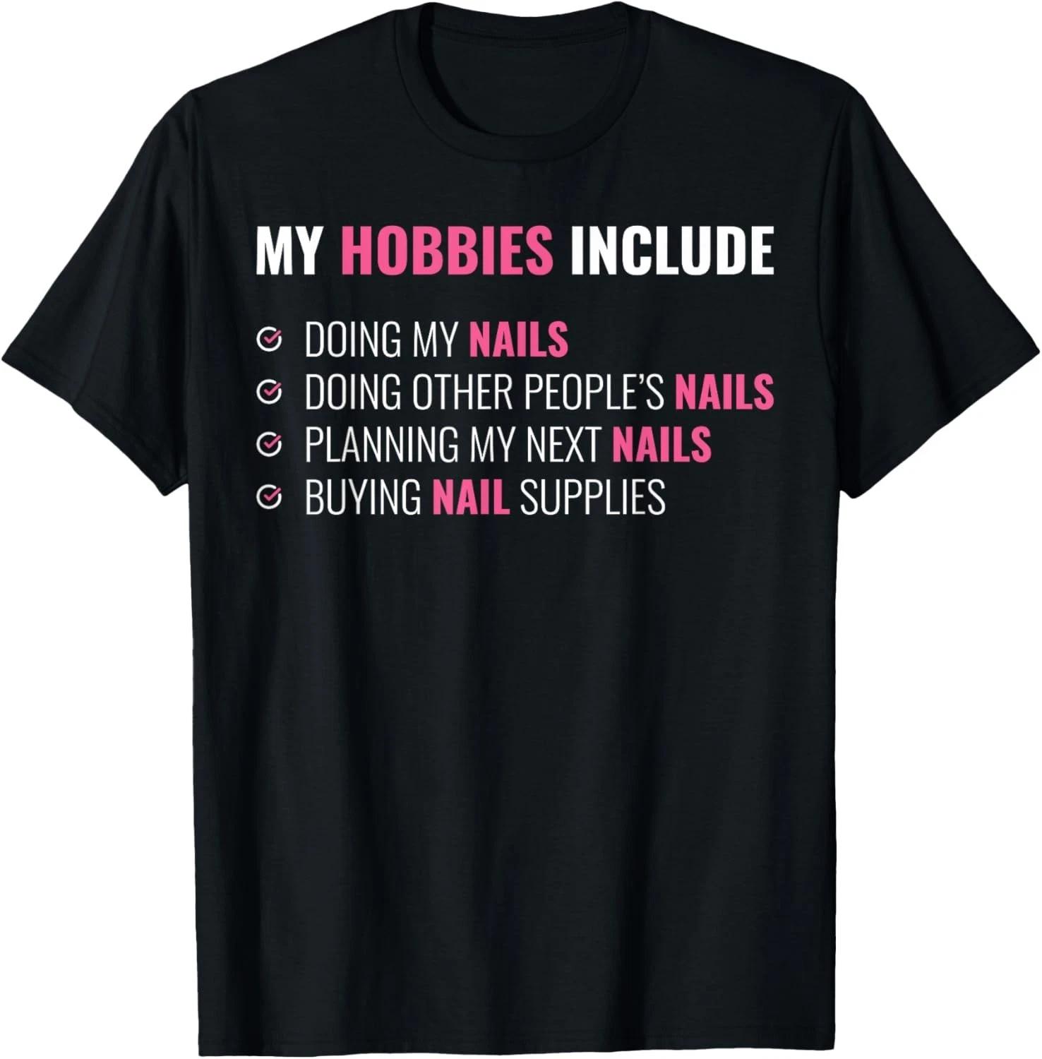 Funny Nail Tech T-Shirt S