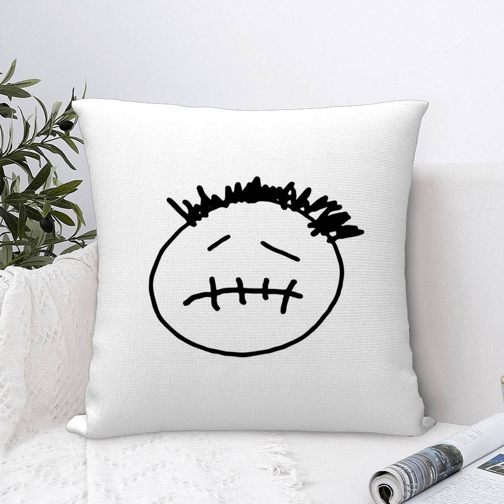 Rapper T-Travis S-Scott Pillow Case High Quality Home Textile Double-sided Printing Short Plush Cushion Decoration Pillow Cover