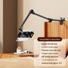 Adjustable 360° Rotating Metal Phone & Tablet Stand for Bedside or Desktop Use