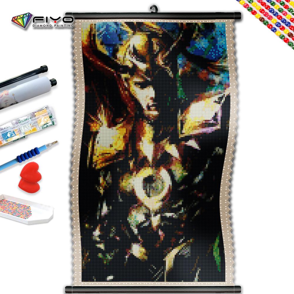 

5D DIY Рамка Алмазная вышивка Бронированный Самурай Полная картина Красивый портрет Мозаика Наборы для вышивки крестом Творческое хобби Домашний декор