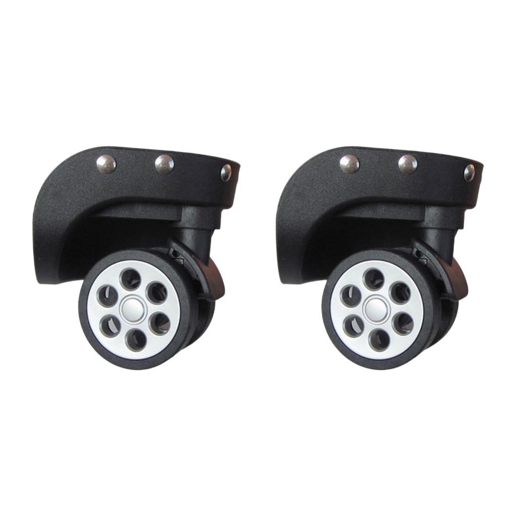 2 Pieces Luggage Wheels Strong Bearing Capacity Wear Resistant Accessories