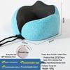 U-Shaped Memory Foam Travel Pillow for Neck and Cervical Spine Support