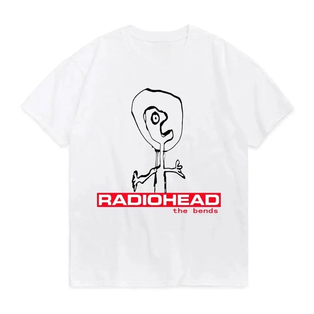 2025 Summer Radiohead The Bends Tshirt Men Women Tee Hip Hop Short Sleeve T Shirt Clothes T-shirts Tops Gift For Fans Fashion