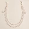 Sexy Nightclub Faux Pearl Tassel Nipple Chain Body Jewelry for Women