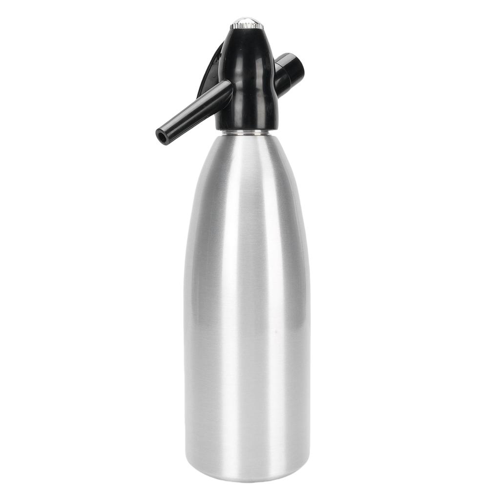 Sparkling Water Maker 1L Soda Siphon Portable Soda Maker for Home Bar Outdoor Use Making Cocktails
