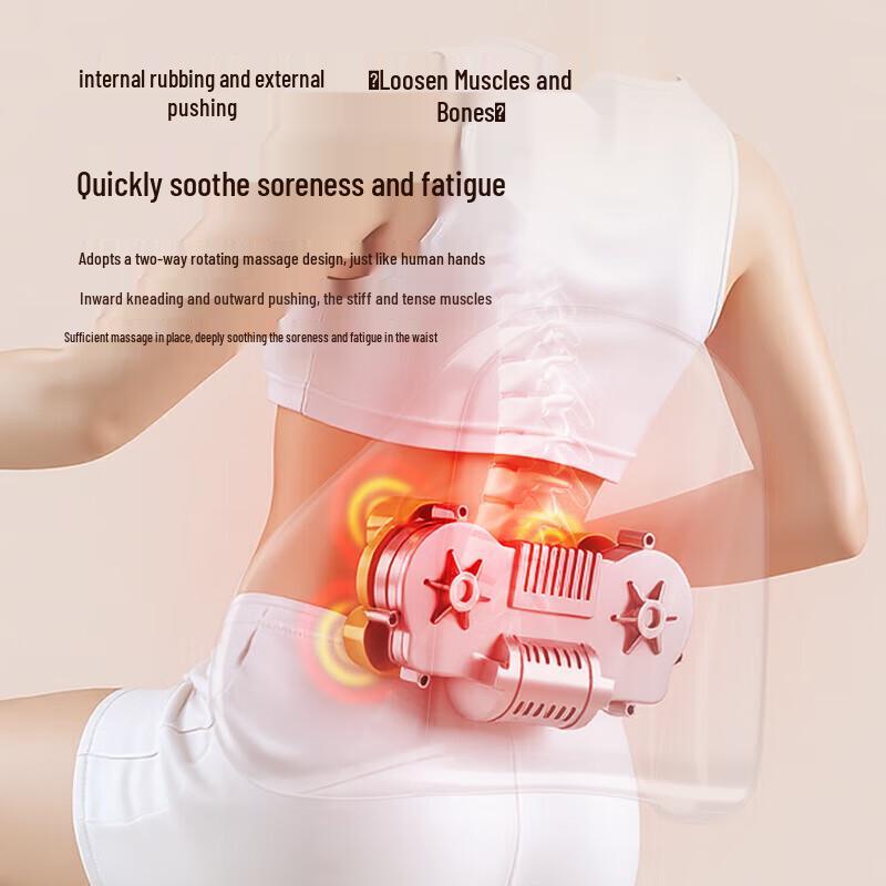 Aux Multi-functional Heated Lumbar & Neck Massager Pillow