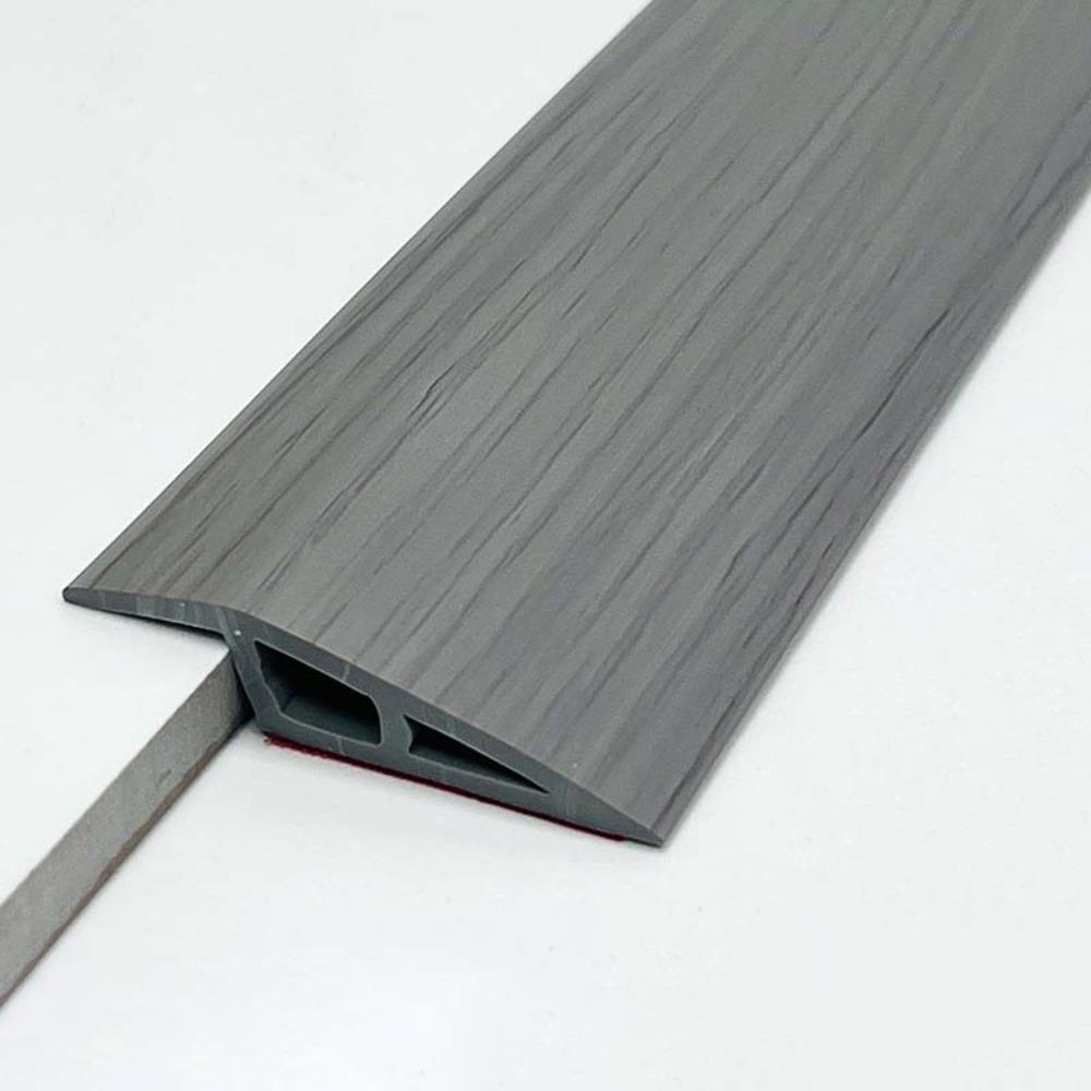 Carpet To Tile Floor Transition Strip Self Adhesive PVC Threshold Ramp Wear-resistant Cuttable Flat Button Strip Household