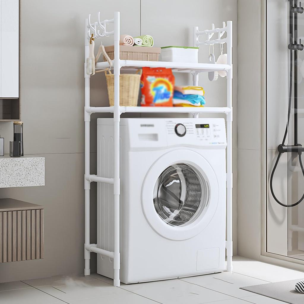 Storage Shelf Above the Washing Washing Machine Storage Bathroom Storage Laundry Toilet Storage Easy To Easy To Layers In Machine, Rack, Rack, 3-tier