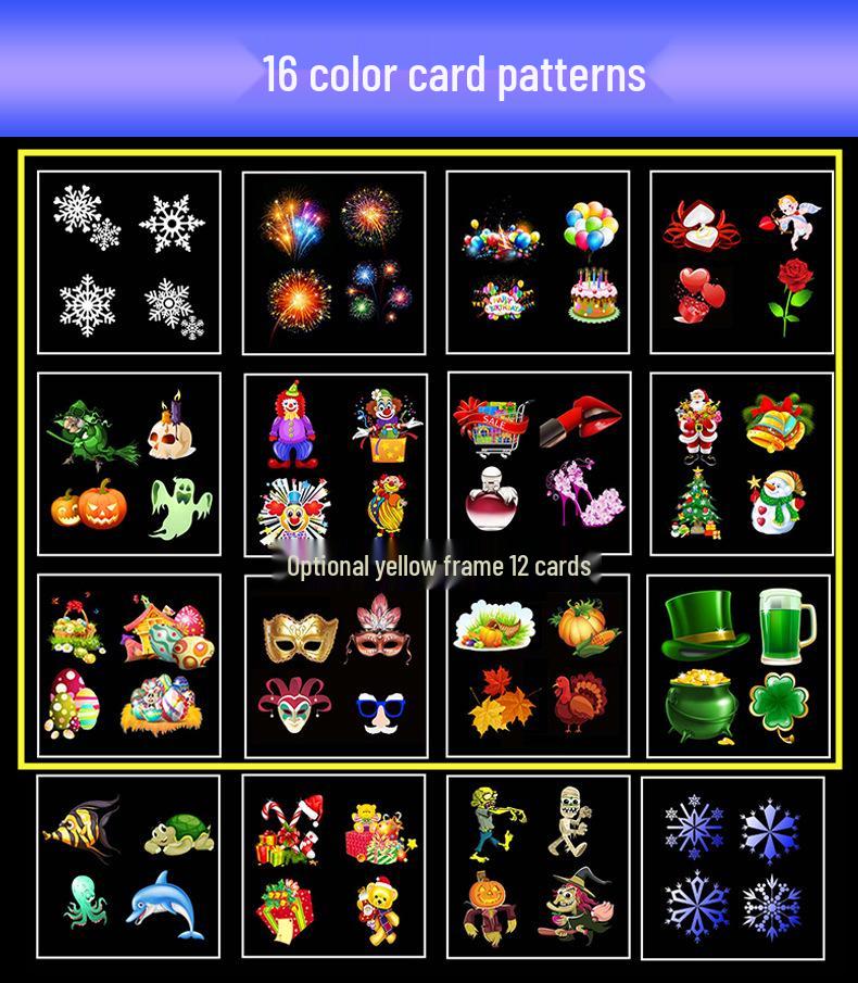 Bright Outdoor Waterproof Snowflake Projector Light for Christmas & Halloween