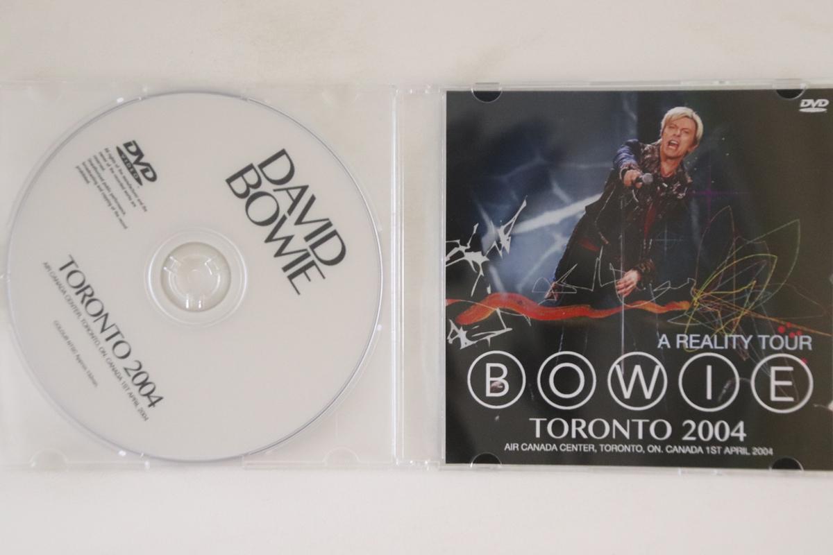 

DVD DAVID BOWIE - Toronto 2004 Air Canada Center, Tor NONE NOT ON LABEL Rock Used