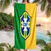 Brasilien Nationalmannschaft Strandtuch Weiches Mikrofaser Sommerhandtuch Schnelltrocknend Saugfähiges Handtuch für Strand Schwimmbad Reisen