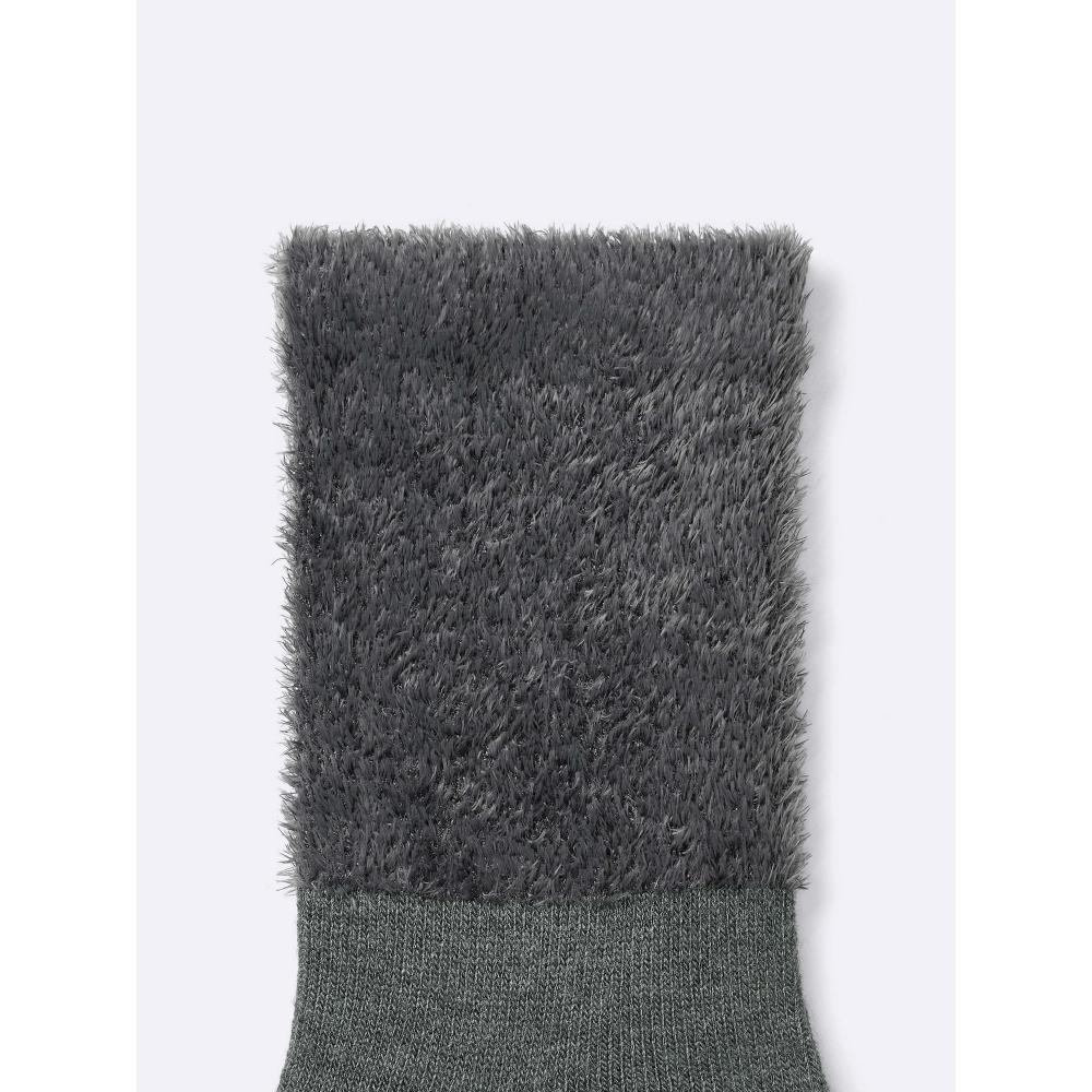 Gu By Uniqlo Style Heat Crew Socks  Blocking 
