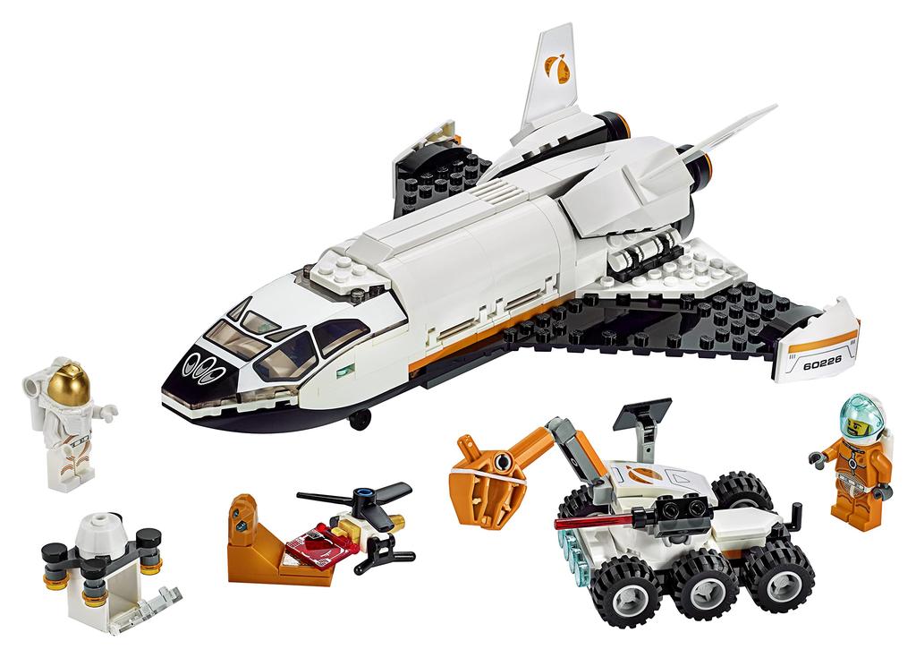 LEGO City Super-Fast! Mars Shuttle 60226 Building Blocks Toy for Boys