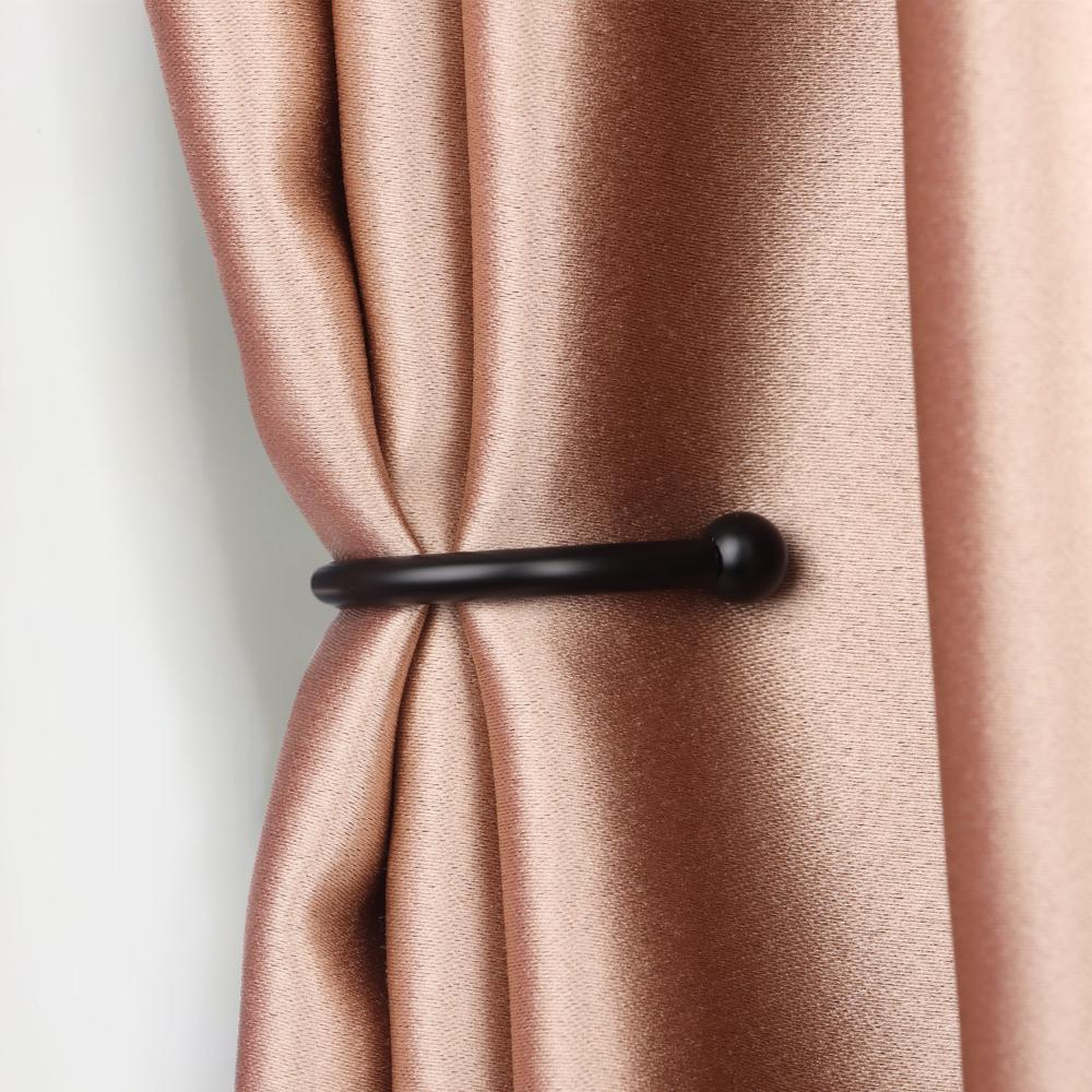 Wall Tie Back U Shaped with Screws Curtain Holdback Wall Hanger Curtain Holder Mounted Metal Hooks