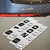 3D ABS A180 A200 B180 B200 Logo Emblem Letters Sticker Car Trunk Badge For Mercedes Benz Auto Accessories