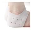 Moisturizing Heel Socks for Cracked Heel Treatment, Breathable Gel Foot Care Protectors 2 Pairs
