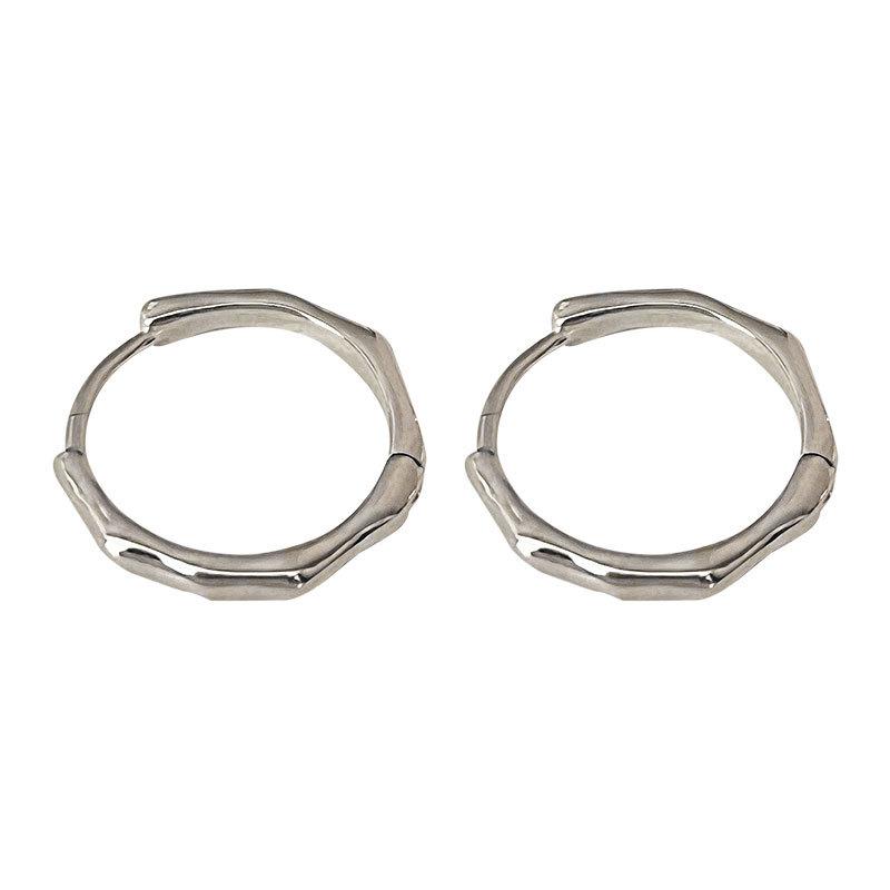 All-match Simple Style Niche Design Circle Irregular Earrings