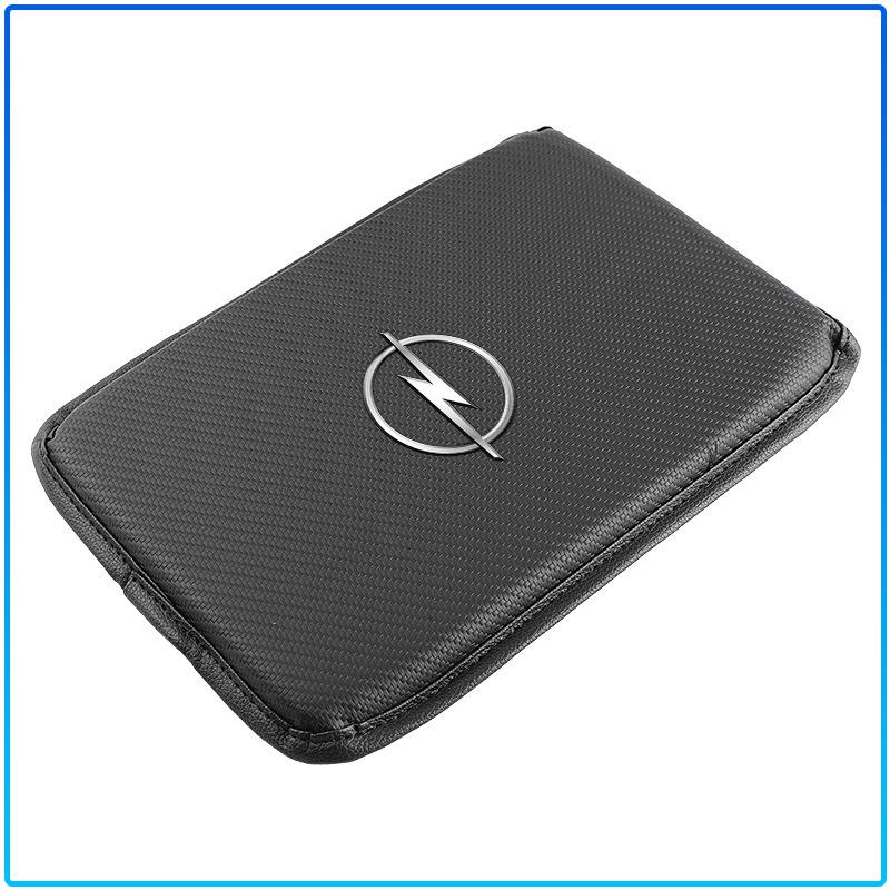 Car Armrest Box Mats Leather Center Console Covers Accessories sticker For Opel Astra H G Corsa Insignia Astra Antara Meriva Zafira Interior