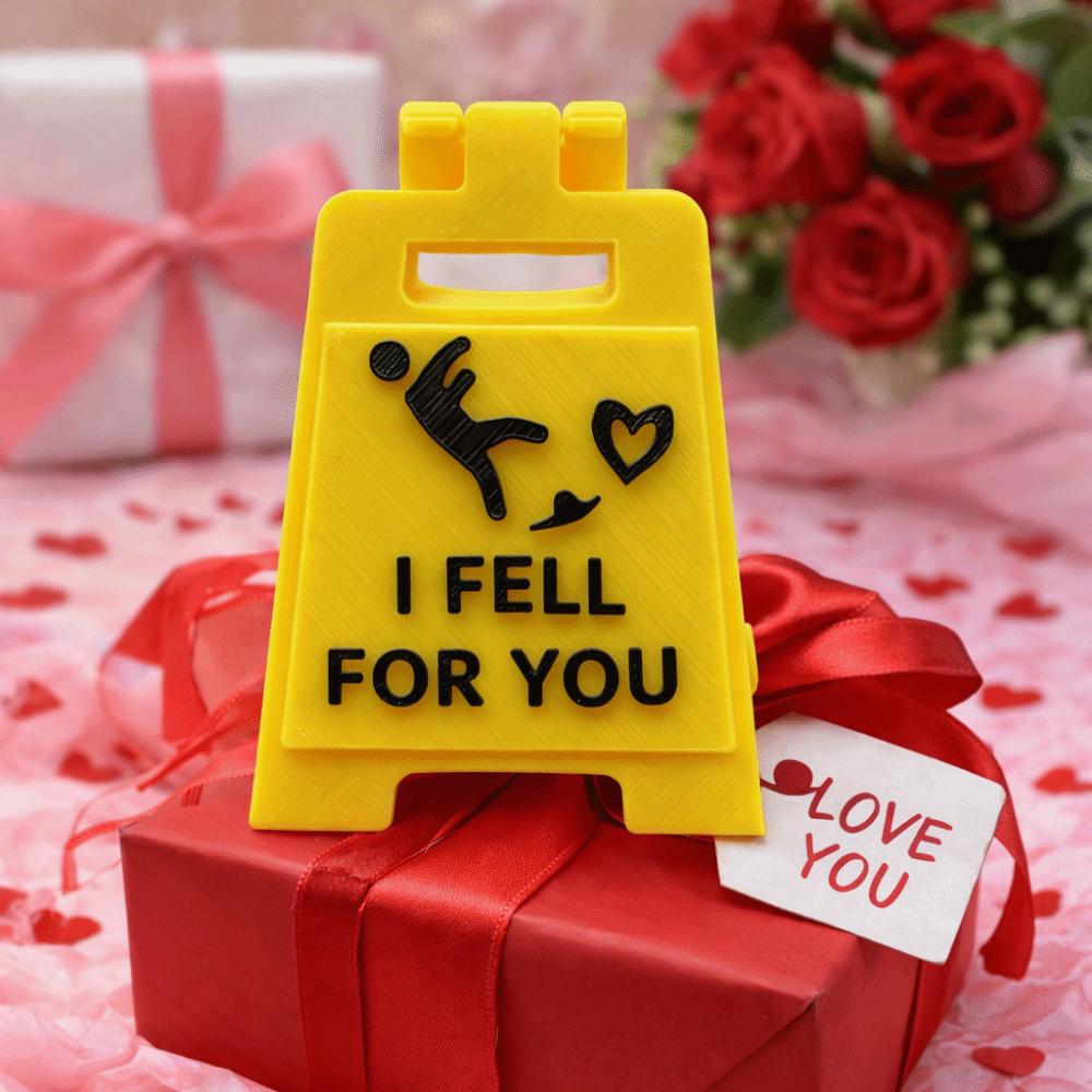 Interesting Design Falling In Love Signboard Mini Size Love Letter Romantic Sign  Spouse Gift