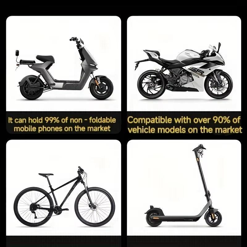 Mountain Bike Mobile Phone Safety Operate Stable and Non-slip Rotatable Navigation Mobile Phone Holder Motorcycle Phone Holder