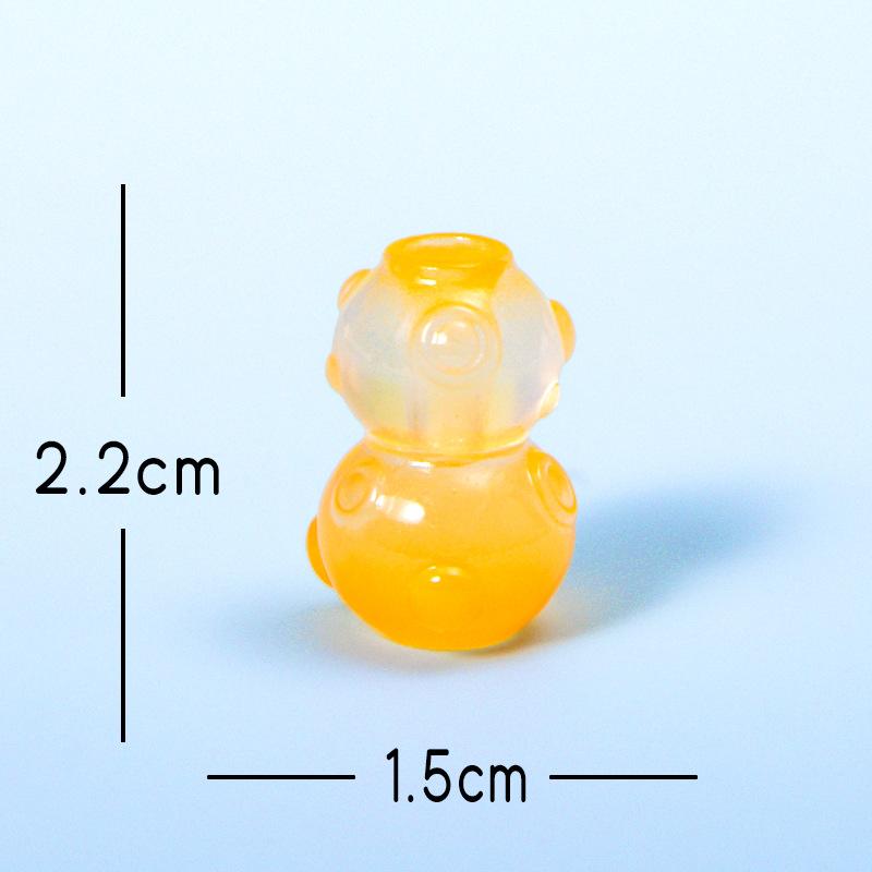 9Pcs Unique Simulation Mini Luminous Vase Ornaments DIY Micro Landscape Dollhouse Decor for Shelf Display