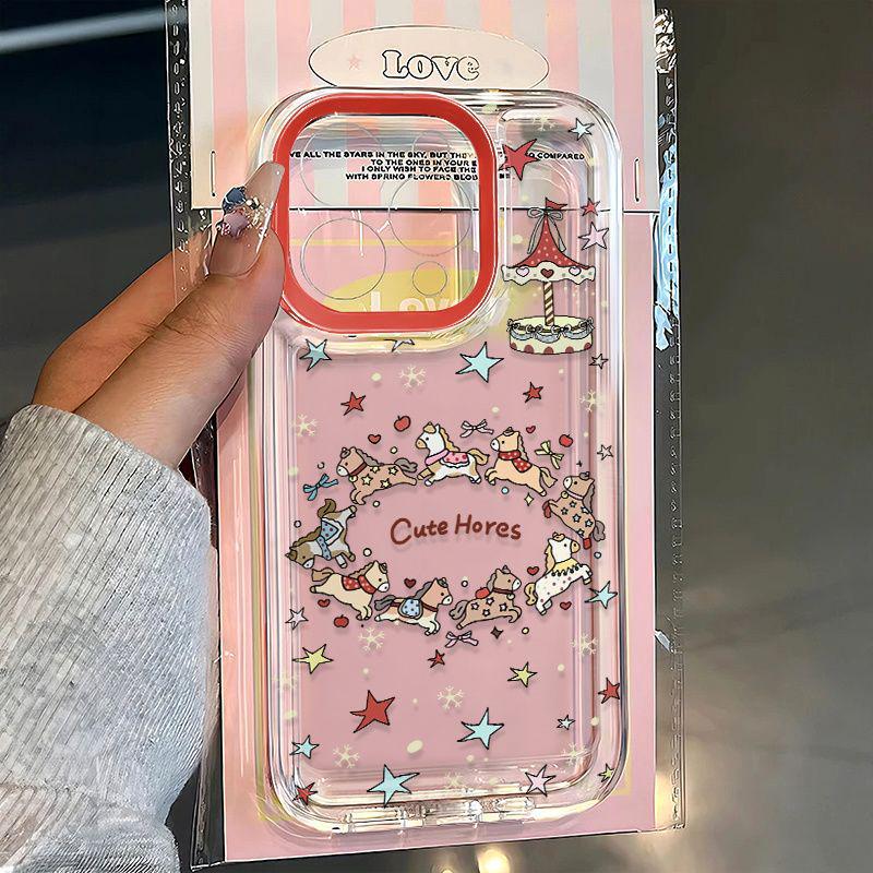 

Star Rotation Drop-Proof Case for Apple iPhone 11, 13 Pro, 14, 15, 16, 17 Pro Max iPhone 7/8