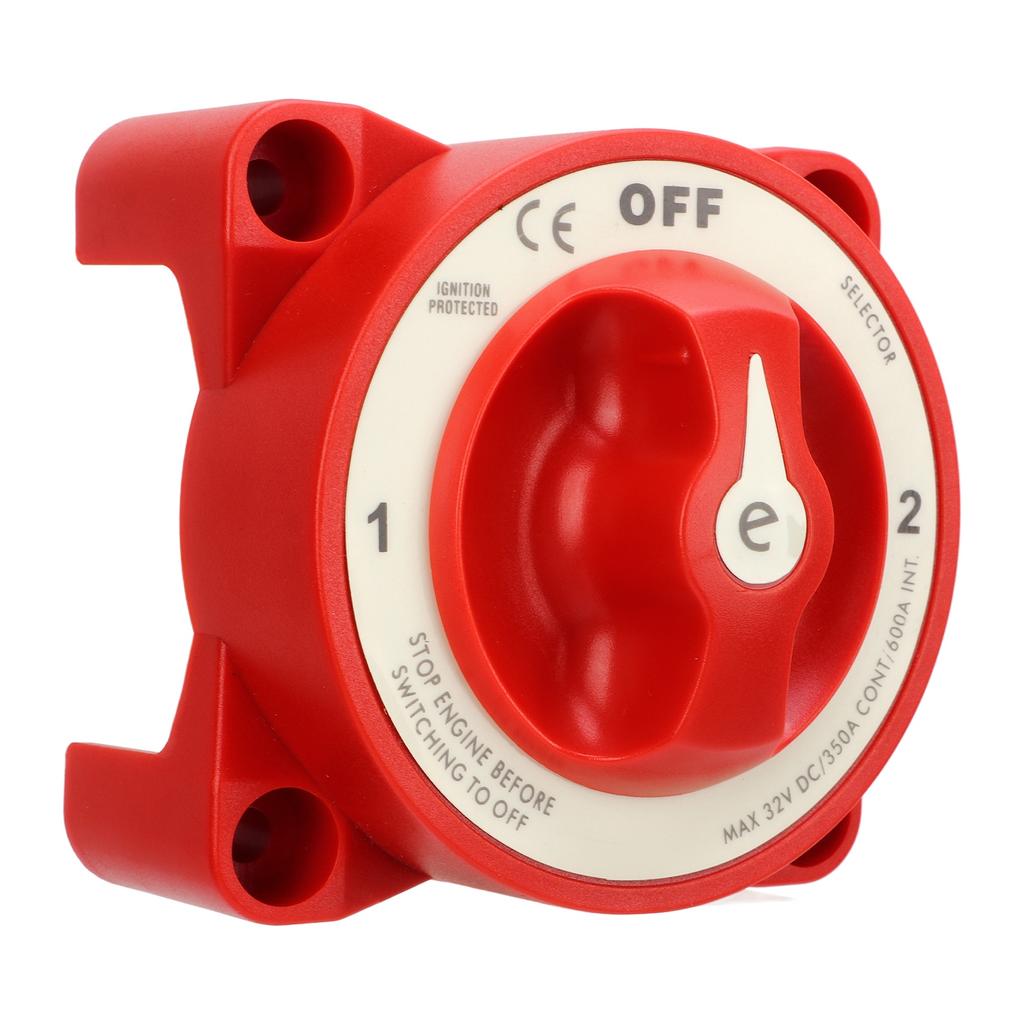 Battery Disconnect Switch Cut Off Power Kill Isolator 3 Levels 350A 32V DC for RV Marine Boat