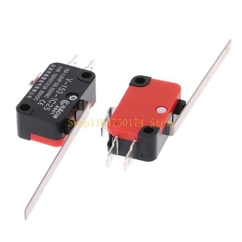 10pcs V-153-1C25 Limit Switches Long Straight Hinge Lever Type SPDT Micro Switch top sale