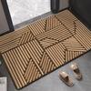 Modern Simple Bathroom Mat Water Absorbent Non-Slip Entrance Carpet Household Striped Living Room Entrance Diatomaceous Earth Durable Foot Mat