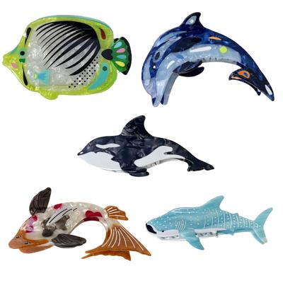 Haarklauwklem Prinsessenthema Haarklauwklem Mooie Walvis Haarklem Haarspelden Sterke Hold Haarspeld voor Meisjes