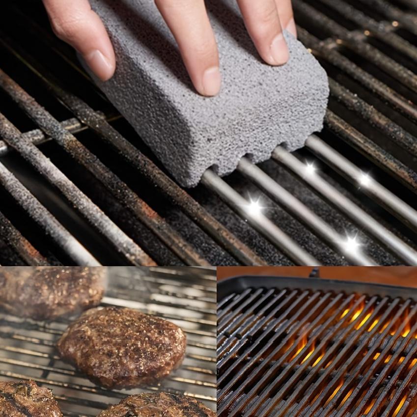 1pc Barbecue Cleaning Stone, Barbecue Grill Specific Cleaning Brush Brick, Outdoor Kitchen Barbecue Auxiliary Tool